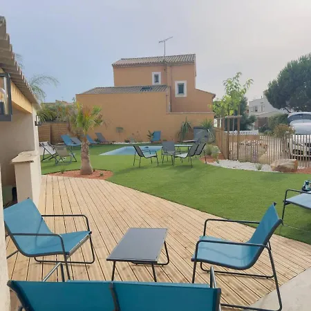 Ensemble Et Piscine Proche Valras-Plage