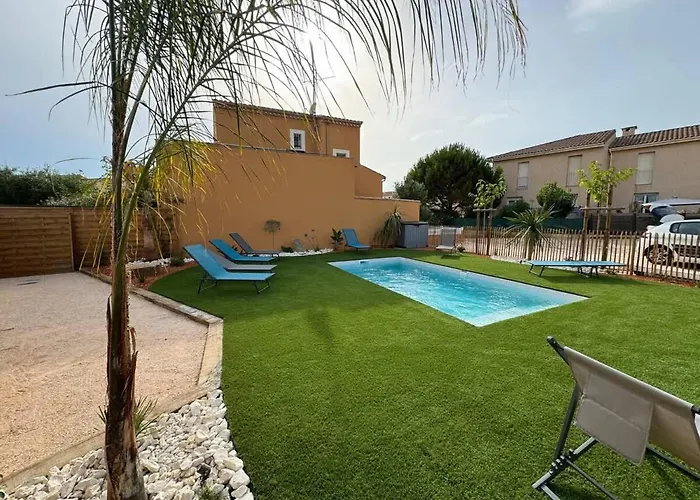 Ensemble Et Piscine Proche * Valras-Plage